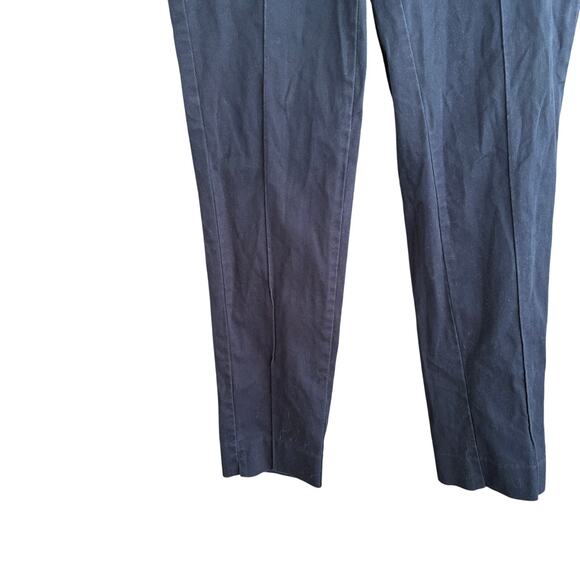 Brooks Brothers Pleat Front Side Zip Pants 2 Navy Blue Career Capsule Preppy - Picture 4 of 4